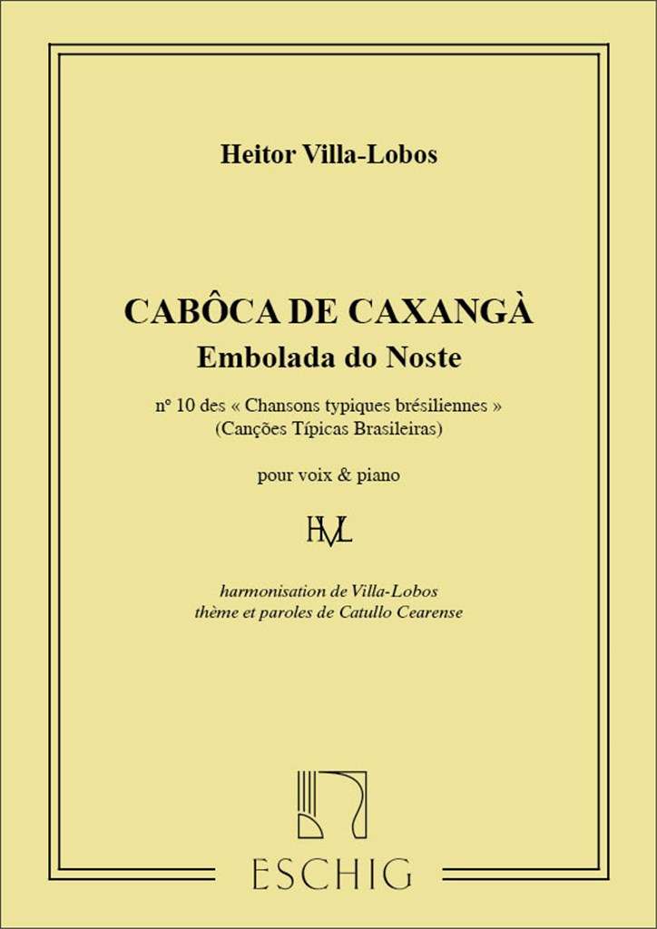 Chansons Typiques Bresilienne N 10 (Cabocla De